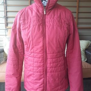 Lands End mauve winter coat